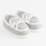 Dojčenské mokasíny-capačky New Baby šedá 6-12 m – Obrázok 2