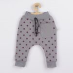 Dojčenské tepláčky Koala Dots sivá, veľkosť 62 (3-6m)