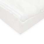 Dojčenský vankúš - klin New Baby BASIC biely 59x37 cm – Obrázok 3