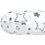 Dojčiaci vankúš New Baby hviezdy sivé – Obrázok 2