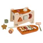 Drevená zatĺkačka s xylofónom Baby Mix – Obrázok 2