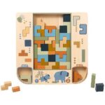 Drevené 3D puzzle Tetris Baby Mix