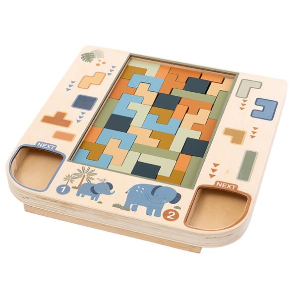 Drevené 3D puzzle Tetris Baby Mix – Obrázok 3