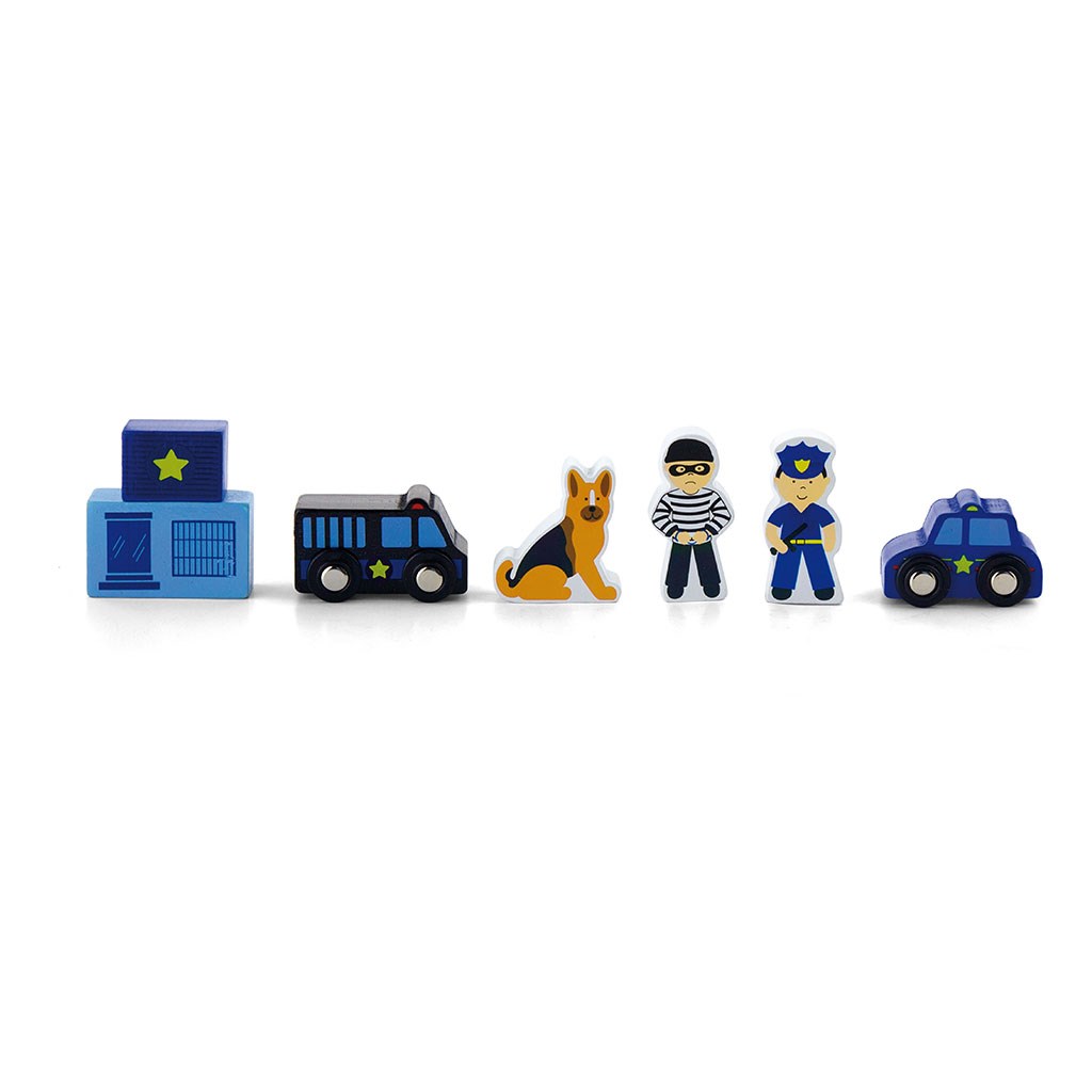 Drevene-figurky-pre-deti-Viga-Police Drevené figúrky pre deti Viga Police – Obrázok 1