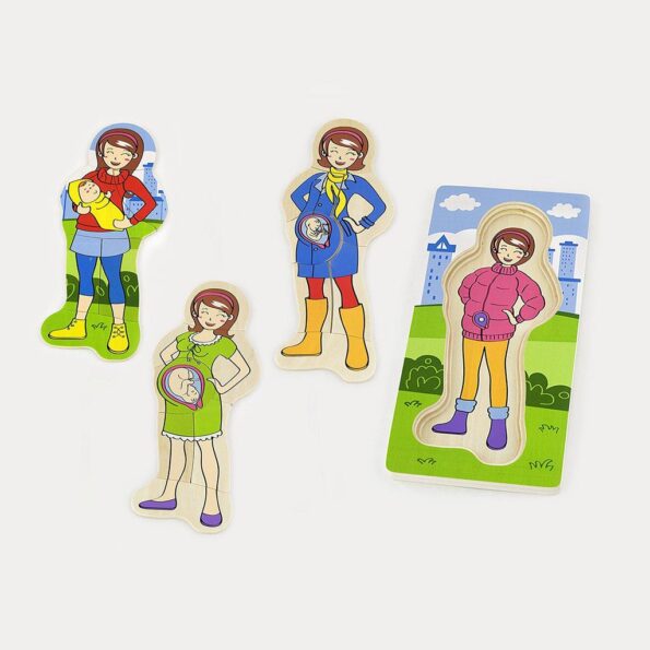 Drevené puzzle Viga Ako rastie dietˇatko – Obrázok 2