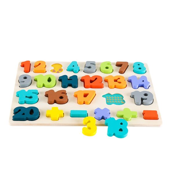 Drevené puzzle čísla Baby Mix – Obrázok 3