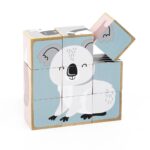 Drevené puzzle kocky Viga zvieratá – Obrázok 3
