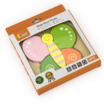 Drevené puzzle pre najmenších Viga Motýľ – Obrázok 3