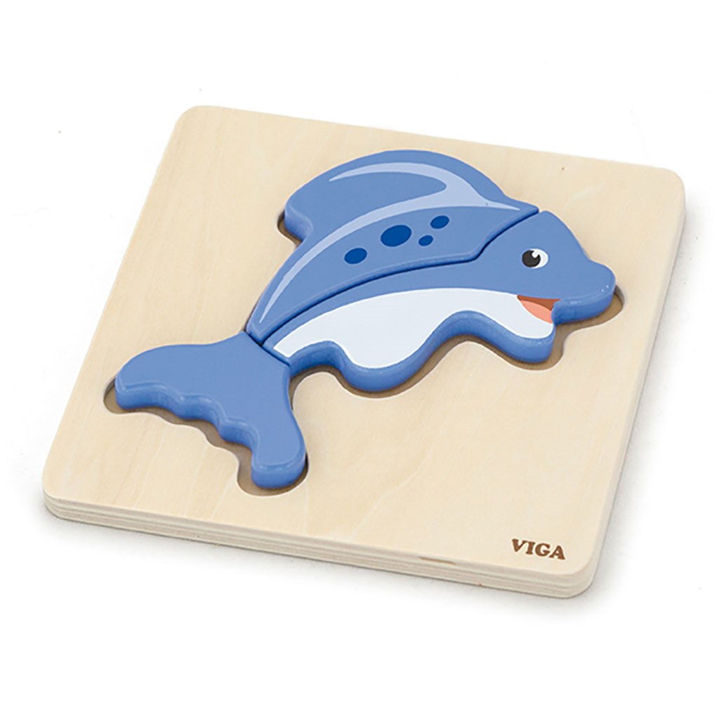 Drevene-puzzle-pre-najmensich-Viga-Rybka Drevené puzzle pre najmenších Viga Rybka – Obrázok 1