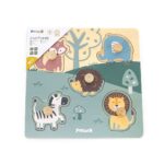 Drevené vkladacie puzzle zvieratá Viga – Obrázok 2