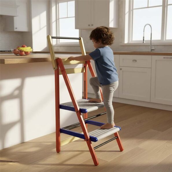 Drevený Kitchen Helper – detský pomocník – Obrázok 4
