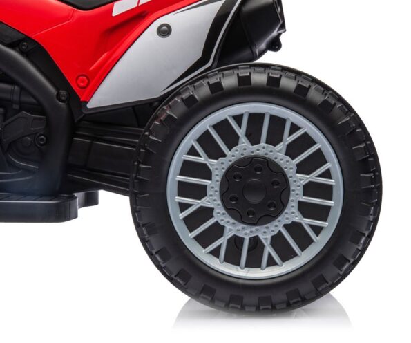 Elektrická motorka Milly Mally Honda CRF 450R červená – Obrázok 10