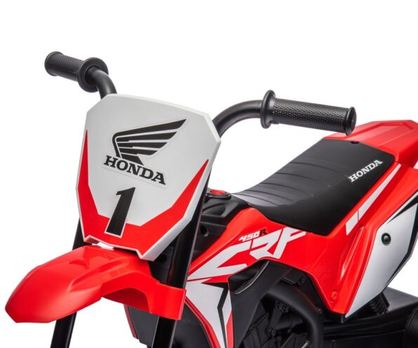Elektrická motorka Milly Mally Honda CRF 450R červená – Obrázok 8