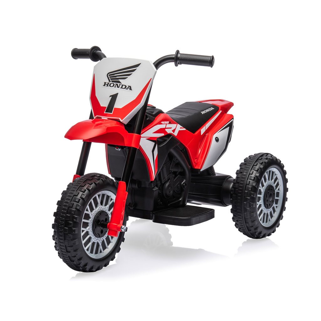 Elektricka-motorka-Milly-Mally-Honda-CRF-450R-cervena Elektrická motorka Milly Mally Honda CRF 450R červená – Obrázok 1