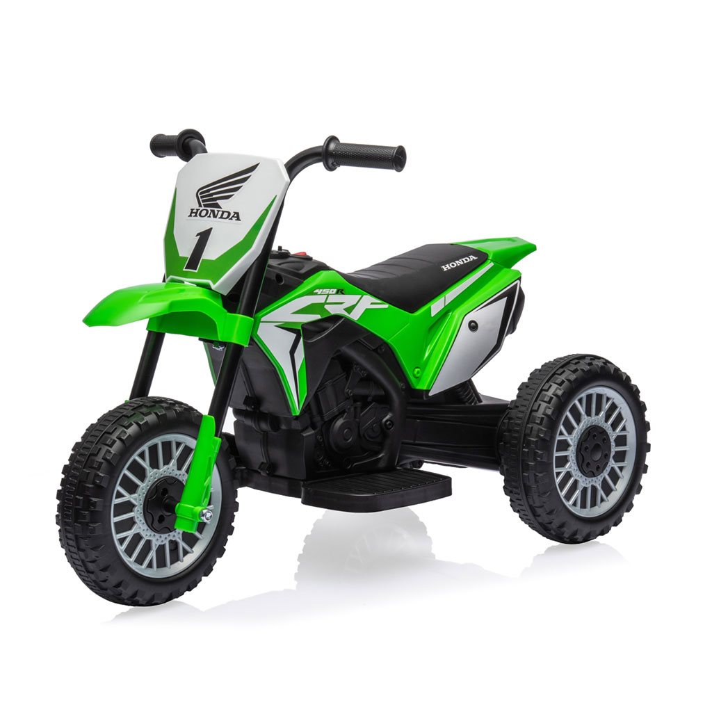 Elektricka-motorka-Milly-Mally-Honda-CRF-450R-zelena Elektrická motorka Milly Mally Honda CRF 450R zelená – Obrázok 1