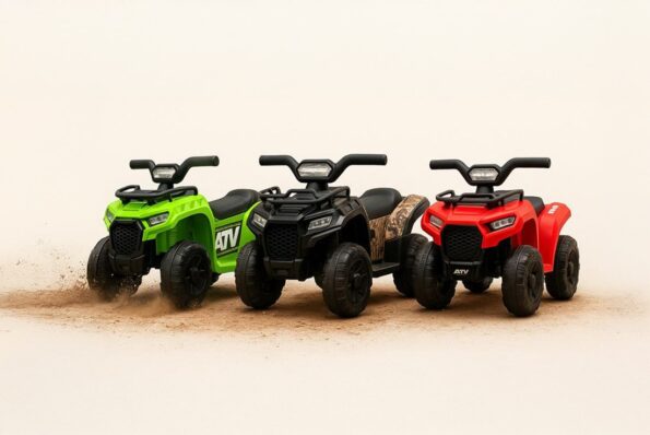 Elektrická štvorkolka Baby Mix ATV černá – Obrázok 3
