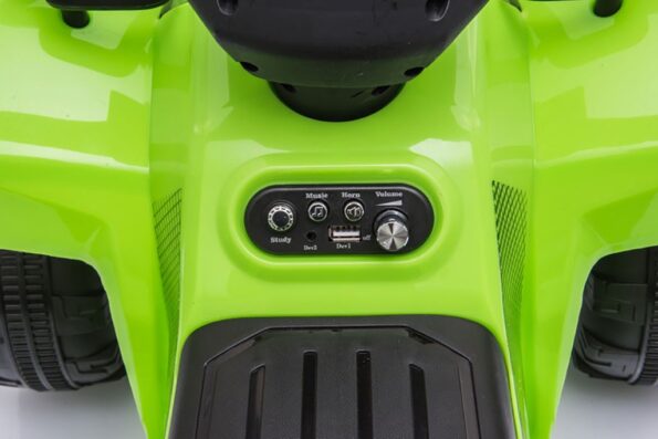 Elektrická štvorkolka Baby Mix ATV zelená – Obrázok 5