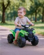 Elektrická štvorkolka Baby Mix ATV zelená – Obrázok 8