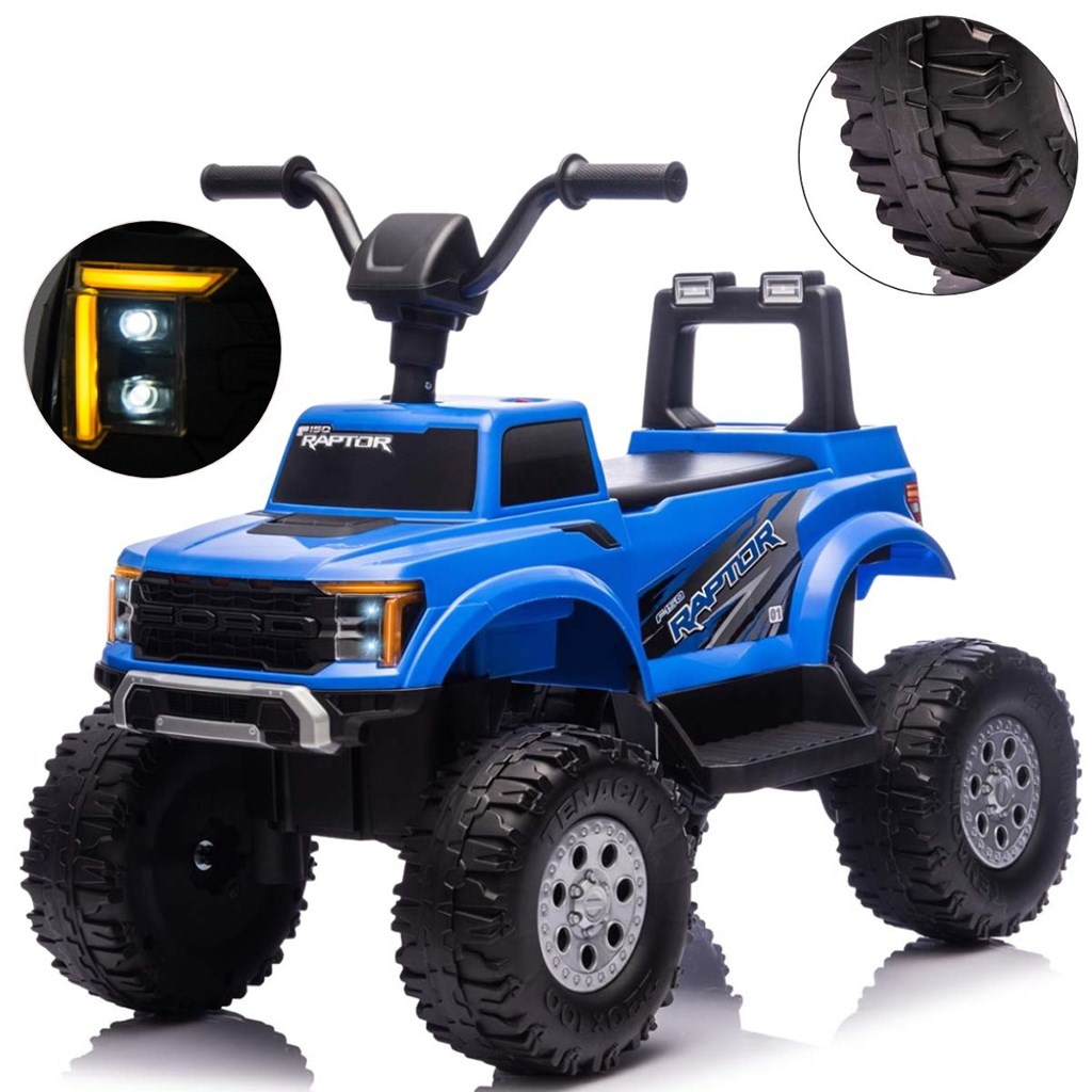 Elektricka-stvorkolka-Milly-Mally-Ford-F-150-Raptor-blue Elektrická štvorkolka Milly Mally Ford F-150 Raptor blue – Obrázok 1