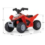Elektrická štvorkolka Milly Mally Honda ATV červená – Obrázok 6