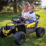 Elektrické autíčko Baby Mix Buggy 12V 4.5Ah žlté – Obrázok 23