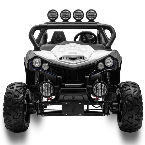 Elektrické autíčko Buggy Baby Mix Road 4x4 bílé – Obrázok 2