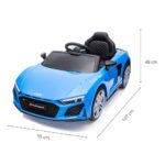 Elektrické autíčko Milly Mally Audi R8 Spyder Blue – Obrázok 18