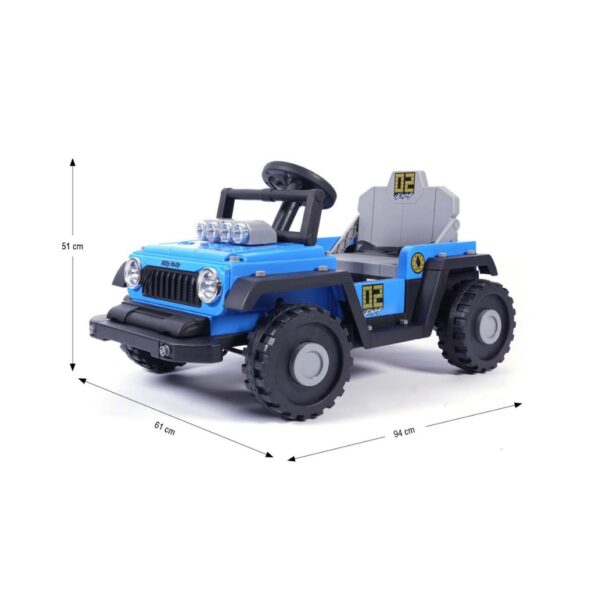 Elektrické autíčko Milly Mally Prime 2w1 blue – Obrázok 12