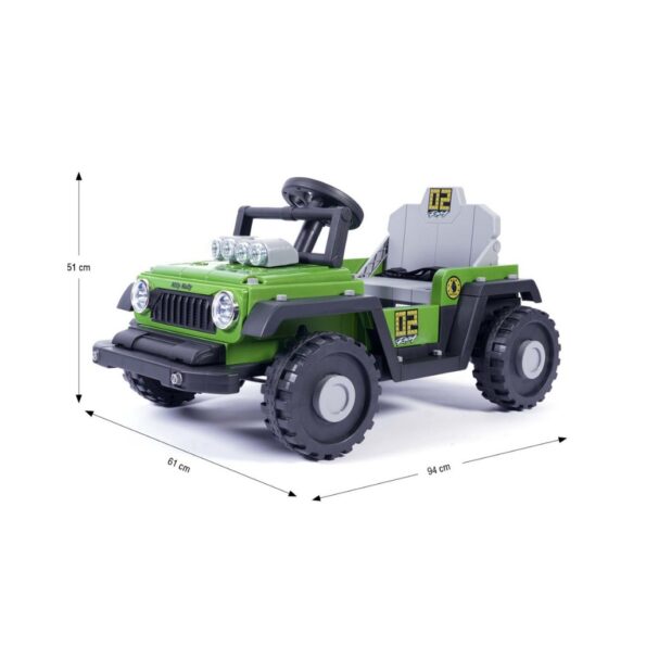 Elektrické autíčko Milly Mally Prime 2w1 green – Obrázok 14