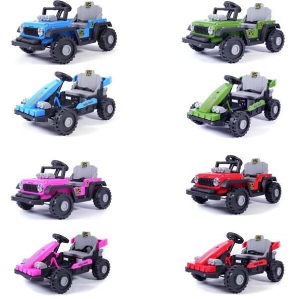 Elektrické autíčko Milly Mally Prime 2w1 pink – Obrázok 15