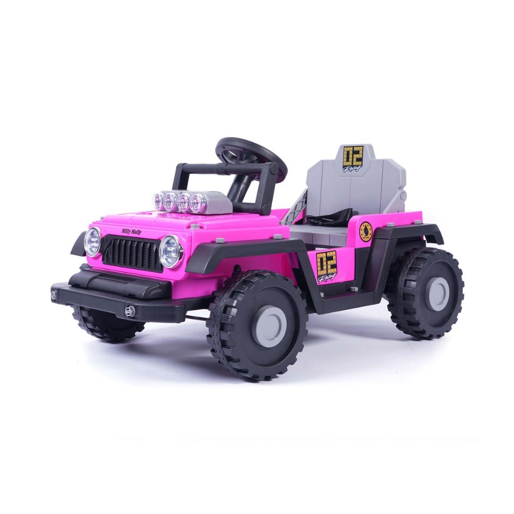 Elektricke-auticko-Milly-Mally-Prime-2w1-pink Elektrické autíčko Milly Mally Prime 2w1 pink – Obrázok 1