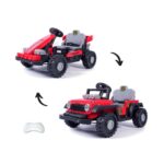 Elektrické autíčko Milly Mally Prime 2w1 red – Obrázok 2