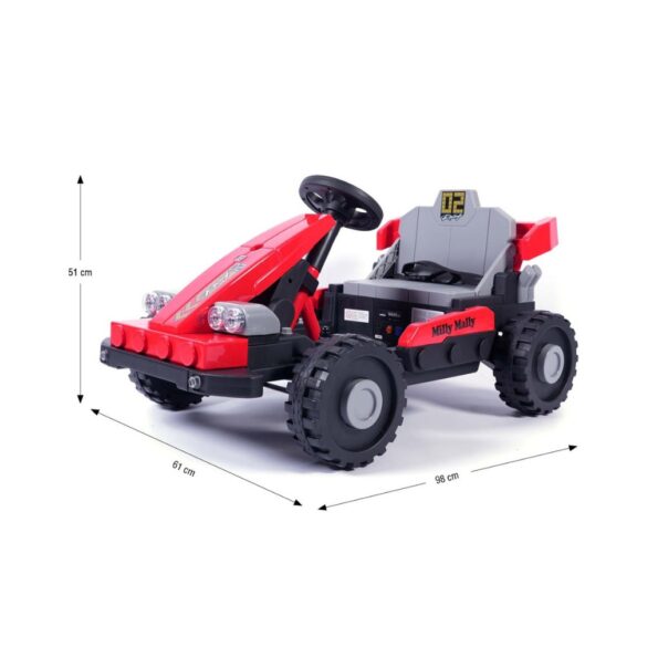 Elektrické autíčko Milly Mally Prime 2w1 red – Obrázok 14