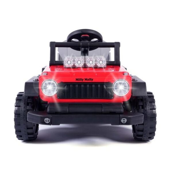 Elektrické autíčko Milly Mally Prime 2w1 red – Obrázok 6