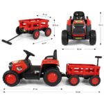 Elektrický traktor Milly Mally Rolly red – Obrázok 12