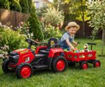 Elektrický traktor Milly Mally Rolly red – Obrázok 10