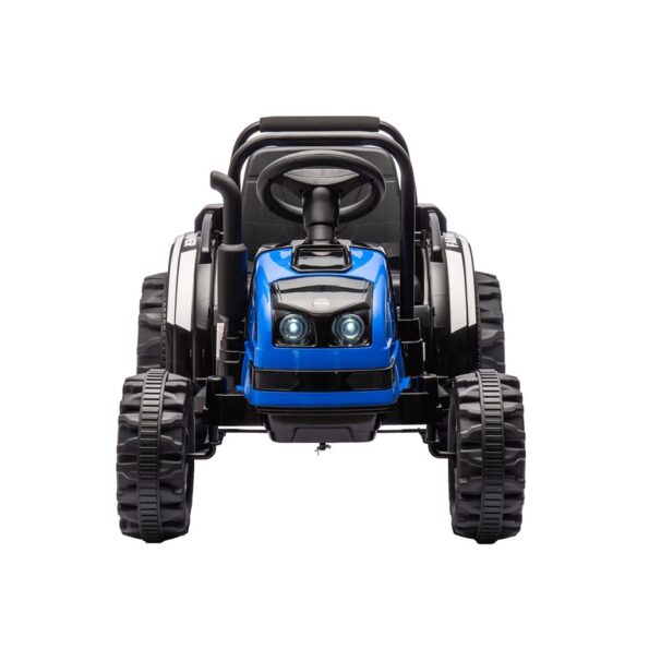Elektrický traktor s prívesom Milly Mally Farmer modrý – Obrázok 2
