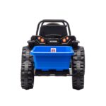 Elektrický traktor s prívesom Milly Mally Farmer modrý – Obrázok 3