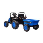 Elektrický traktor s prívesom Milly Mally Farmer modrý – Obrázok 4