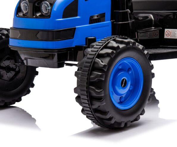 Elektrický traktor s prívesom Milly Mally Farmer modrý – Obrázok 6