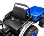 Elektrický traktor s prívesom Milly Mally Farmer modrý – Obrázok 8