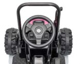 Elektrický traktor s prívesom Milly Mally Farmer ružová – Obrázok 9
