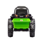 Elektrický traktor s prívesom Milly Mally Farmer zelený – Obrázok 3