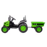 Elektrický traktor s prívesom Milly Mally Farmer zelený – Obrázok 5