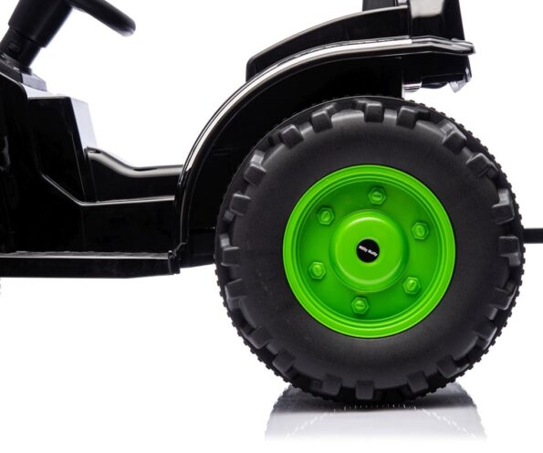 Elektrický traktor s prívesom Milly Mally Farmer zelený – Obrázok 7