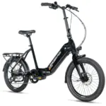 Elektrobicykel Leader Fox E-BIKE 20" URBY-1, BLACK SHINY