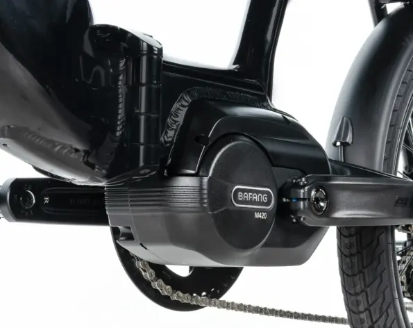 Elektrobicykel Leader Fox E-BIKE 20" URBY-1, BLACK SHINY – Obrázok 3