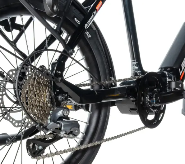 Elektrobicykel Leader Fox E-BIKE 20" URBY-1, BLACK SHINY – Obrázok 4