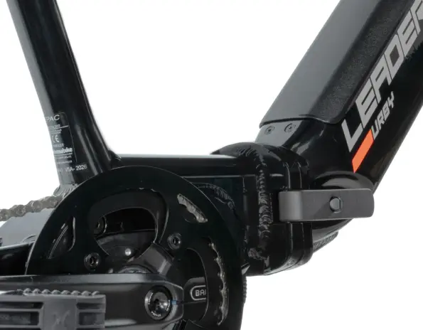 Elektrobicykel Leader Fox E-BIKE 20" URBY-1, BLACK SHINY – Obrázok 5