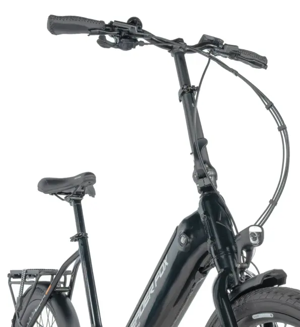 Elektrobicykel Leader Fox E-BIKE 20" URBY-1, BLACK SHINY – Obrázok 6